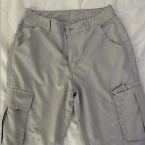 Grey Cargo Joggers Size Medium